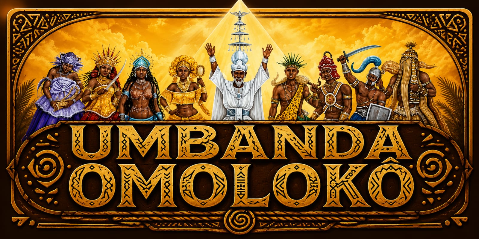Representação artística da Umbanda Omolokô